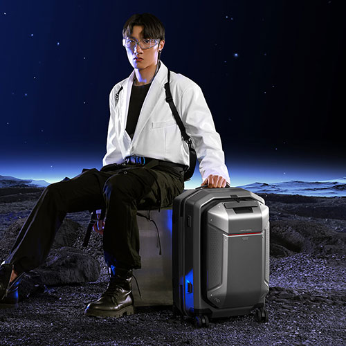 UREVO EVA Magnetic Suitcase 21"  Black