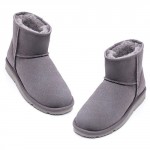 UREVO Casual Wool Boots Gray 39