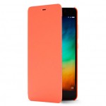 Xiaomi Redmi Note 3 Leather Flip Case Orange