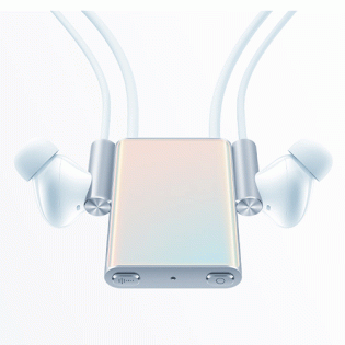 Xiaomi Noise Canceling Bluetooth Headphones Necklace White