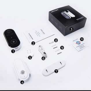 IMILAB 2.5K WiFi Battery Video Doorbell