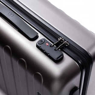 RunMi 90 Fun Seven Bar Business Suitcase 20" Gray