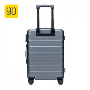 RunMi 90 Fun Seven Bar Business Suitcase 20" Titanium Gray