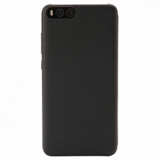 Xiaomi Mi Note 3 Silicone Flip Case Semi-Transparent Black