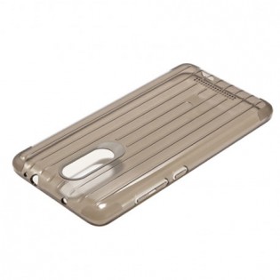 Xiaomi Redmi Note 3 Non Slip Silicone Protective Case Transparent Brown