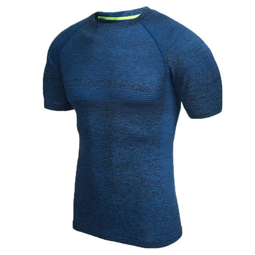 RunMi 90 Points Men`s T-shirt Blue Size S