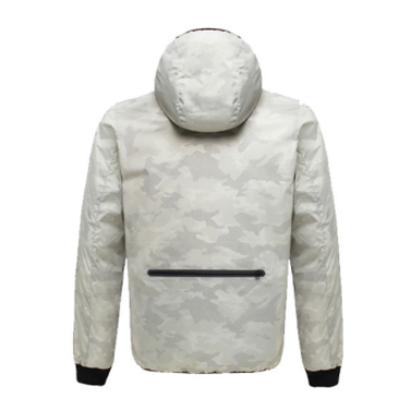 Uleemark Men's Double-Sided Down Jacket Camouflage White