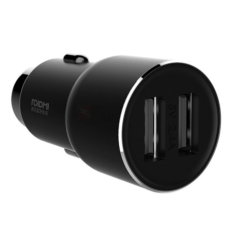 RoidMi 5 in 1 Music Bluetooth Car Charger Dual USB 3S Black