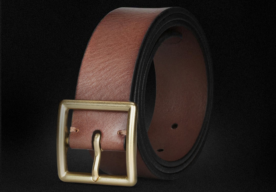 QIMIAN Cow Leather Belt Photo 1